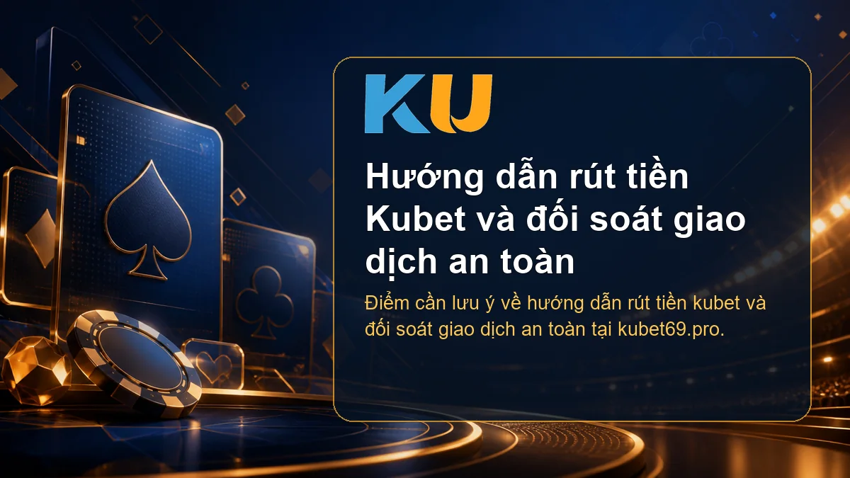 Minh họa chi tiết Hướng dẫn rút tiền Kubet và đối soát giao dịch an toàn tại KU - 147